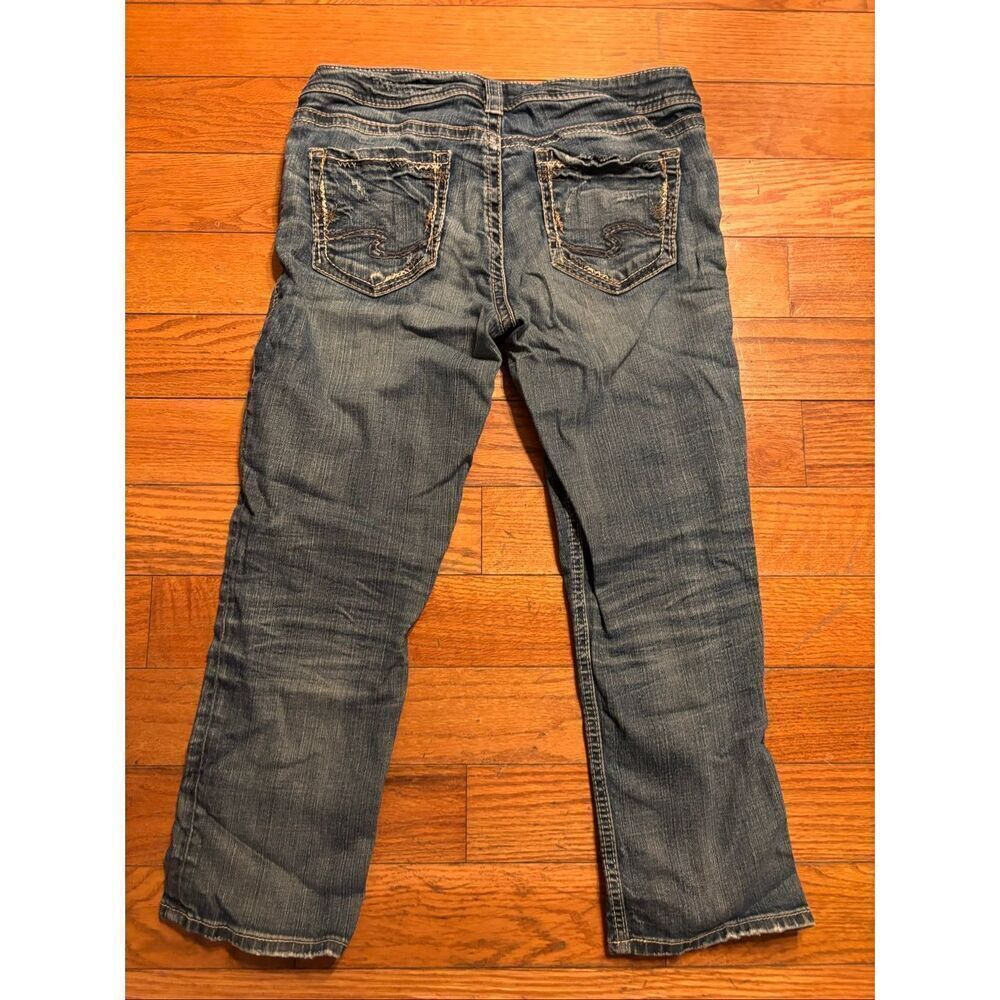 Silver Capri Jeans - Picture 4 of 4